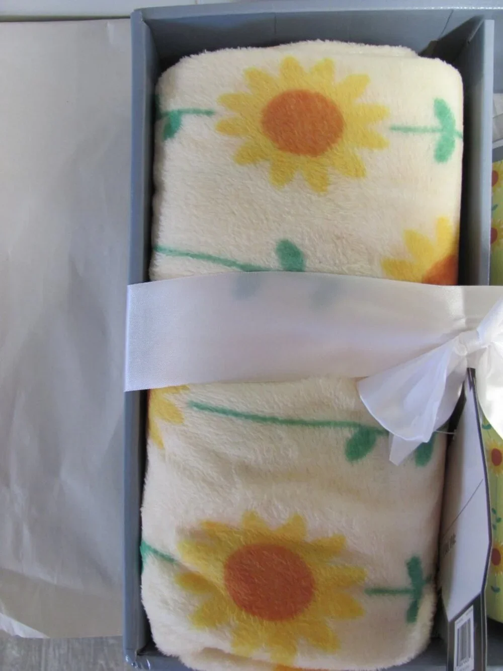 LUMINERE LANE THROW & TUMBLER SET NIP